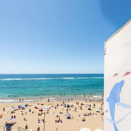 Front Line With Nice Terrace By Canariasgetaway Las Palmas Exterior photo